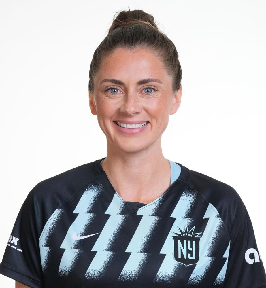 Mar 7, 2023; Parsippany, N.J. USA; NJ/NY Gotham FC PLAYER NAME poses for a photo during media day. Mandatory Credit: Robert Deutsch-USA TODAY Sports